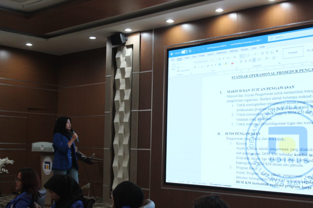 Rapat Koordinasi DPM KM Bersama BEM KM